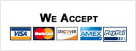 We accept all major credit cards