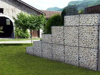 view of Landscaping Gabion in a garden
