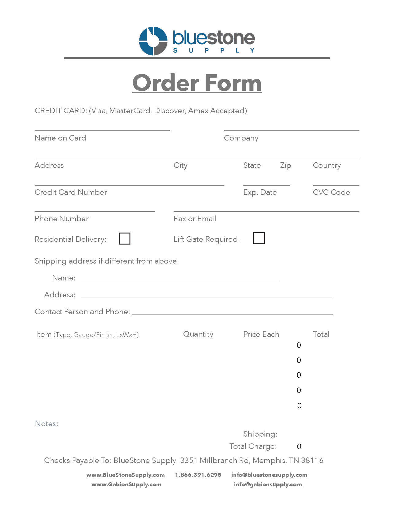 Order Form 2020 image